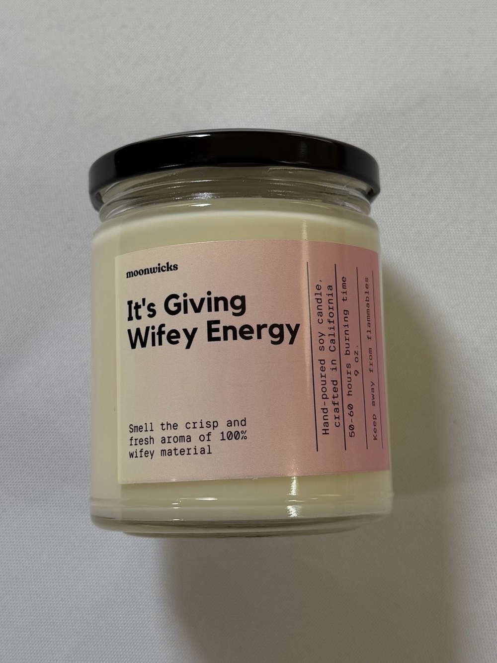 It's Giving Wifey Energy Scented Candle - Gift for Bride / Bridal Shower / Bach